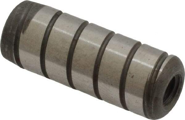 Holo-Krome - 3/8" Diam x 1" Pin Length 4000 Alloy Steel Pull Out Dowel Pin - Black Luster Finish, C 47-58 & C 60 (Surface) Hardness, 1 Beveled & 1 Threaded End - Strong Tooling