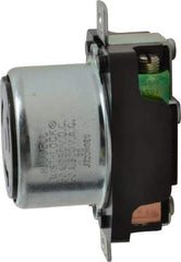 Hubbell Wiring Device-Kellems - 250 VDC, 600 VAC, 50 Amp, Self Grounding Receptacle - 3 Poles, 4 Wire, Female End, Black - Strong Tooling