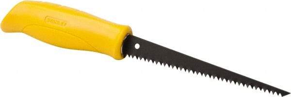 Stanley - 6-1/4" Steel Blade Drywall Saw - High Impact Polypropylene Handle, Textured, Slip Resistant Grip, 11-1/4" OAL - Strong Tooling