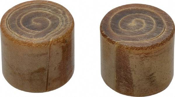 Garland - 1-1/2" Face Diam, Grade Medium Soft, Natural Hammer Tip/Face - Rawhide - Strong Tooling