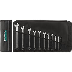 Wrench Sets; Set Type: Combination Wrench; System Of Measurement: Metric; Container Type: Wallet; Roll; Wrench Size: 10 to 32 mm; Material: Alloy Steel; Chrome; Finish: Chrome-Plated; Overall Length: 18.7008 in; Non-sparking: No; Corrosion-resistant: No;