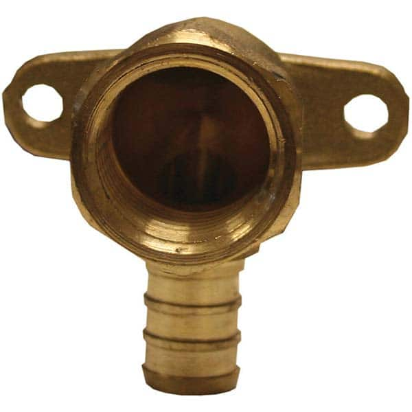 Jones Stephens - Brass & Chrome Pipe Fittings Type: Drop Ear 90 Elbow Fitting Size: 3/4 x 1/2 - Strong Tooling