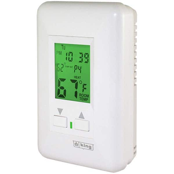 King Electric - Thermostats Type: Hydronic Thermostat Style: Line Voltage Wall Thermostat - Strong Tooling