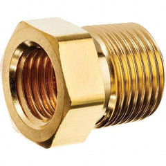 USA Sealing - 1/2 x 1/8" Brass Pipe Hex Bushing - Strong Tooling