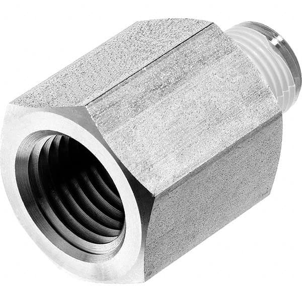 USA Sealing - 1/2 x 3/8" Galvanized Steel Pipe Reducing Adapter - Strong Tooling