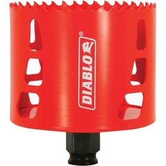 Freud - 3-1/4" Diam, 2-3/8" Cutting Depth, Hole Saw - Bi-Metal Saw, Toothed Edge - Strong Tooling