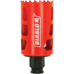 Freud - 1-5/8" Diam, 2-3/8" Cutting Depth, Hole Saw - Bi-Metal Saw, Toothed Edge - Strong Tooling