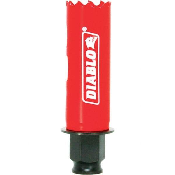 Freud - 1" Diam, 2-3/8" Cutting Depth, Hole Saw - Bi-Metal Saw, Toothed Edge - Strong Tooling