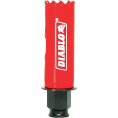 Freud - 1" Diam, 2-3/8" Cutting Depth, Hole Saw - Bi-Metal Saw, Toothed Edge - Strong Tooling