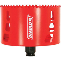 Freud - 4-1/4" Diam, 2-3/8" Cutting Depth, Hole Saw - Bi-Metal Saw, Toothed Edge - Strong Tooling