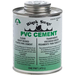 Black Swan - 1 Pt Heavy Duty Cement - Clear, Use with PVC - Strong Tooling