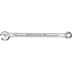 Combination Wrenches; Handle Type: Ergonomic; I-Beam; Tool Type: Metric; Head Type: Offset; Box End Type: 6-Point; Wrench Size (mm): 4.50; Material: Chrome Alloy Steel; Finish: Chrome-Plated; Head Offset Angle: 15; Opening Angle: 15; Overall Length (Decim