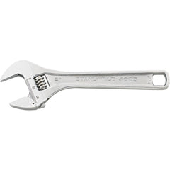 Adjustable Wrenches; Wrench Size (Decimal Inch): 50.0000; Wrench Type: Adjustable; Maximum Jaw Capacity: 24 mm; Finish: Chrome-Plated; Overall Length (Inch): 6; Material: Chrome Vanadium; Jaw Material: Chrome Vanadium Steel; Head Size (Decimal Inch): 1.96