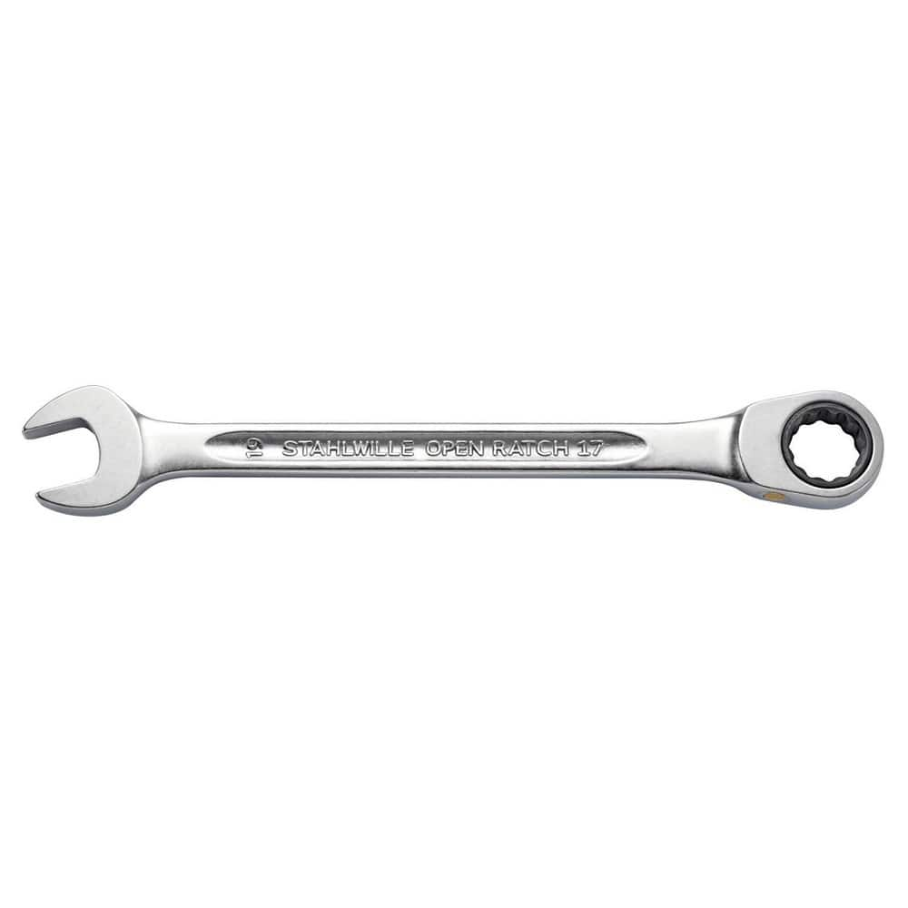 Combination Wrenches; Handle Type: Ergonomic; I-Beam; Tool Type: Metric; Head Type: Straight; Box End Type: 12-Point; Wrench Size (mm): 16.00; Material: Chrome Alloy Steel; Finish: Chrome-Plated; Head Offset Angle: 15; Opening Angle: 15; Overall Length (D