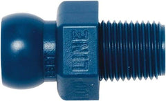 Loc-Line - 1/4" Hose ID, Male to Female Coolant Hose Connector - 1/8" BSPT, For Loc-Line Modular Hose Systems - Strong Tooling