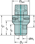 C4A3912019060 CAPTO ADAPTER - Strong Tooling