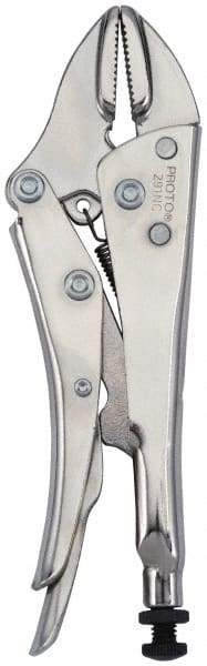 Proto - 9-1/4" OAL Straight Jaw Locking Pliers - 5/8" Jaw Width, 1-21/32" Jaw Depth - Strong Tooling