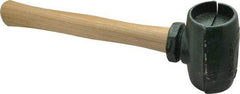 Garland - 3-1/2 Lb Head 2" Face Malleable Iron Split Head Hammer - Wood Handle - Strong Tooling