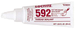 Loctite - 50 mL Tube, White, Medium Strength Paste Threadlocker - Series 592, 72 hr Full Cure Time, Hand Tool, Heat Removal - Strong Tooling