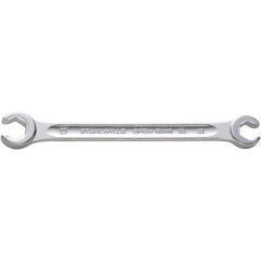 Flare Nut Wrenches; Type: Open End; Size (Inch): 27 mm; 24mm; Size (mm): 27 mm; 24mm; Head Type: Double; Offset; Opening Type: 12-Point Flare Nut; Head Offset Angle: 10; Non-sparking: No; Insulated: No; Magnetic: No; Corrosion-resistant: No; Ratcheting: N