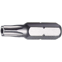 Power & Impact Screwdriver Bits & Holders; Bit Type: Torx; Power Bit; Hex Size (Inch): 1/4 in; Blade Width (mm): 2.70; Blade Thickness (mm): 2.7000; Drive Size: 1/4 in; Body Diameter (mm): 2.700; Torx Size: T10; Overall Length (Decimal Inch): 1.0000; Numb