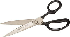 Wiss - 2-7/8" LOC, 7" OAL Nickel Plated Inlaid Scissors - Ambidextrous, Steel Straight Handle, For General Purpose Use - Strong Tooling