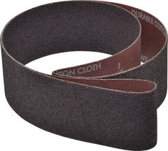 Norton - 2-1/2" Wide x 48" OAL, 36 Grit, Aluminum Oxide Abrasive Belt - Aluminum Oxide, Very Coarse, Coated, X Weighted Cloth Backing, Series R228 - Strong Tooling