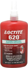 Loctite - 250 mL Bottle, Green, Medium Strength Liquid Retaining Compound - Series 620, 24 hr Full Cure Time, Heat Removal - Strong Tooling