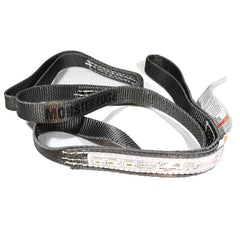 Slings & Tiedowns (Load-Rated); Sling Type: Eye & Eye; Length (Feet): 14; Vertical Capacity (Lb.): 1600; Choker Capacity (Lb.): 1200; Width (Inch): 1; Basket Capacity (Lb.): 3200; Eye Type: Flat Eye; Sling Material: Nylon; Sling Width: 1 in; Eye Length: 1