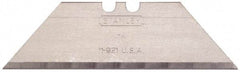 Stanley - 400 Piece Carbon Steel Utility Knife Blade - 2-7/16" OAL, 0.024" Blade Thickness - Strong Tooling