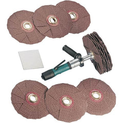 Dynabrade - 0.4 hp, 200-950 RPM Finishing Sander - 22 CFM Air Consumption, 6.21 bar Air Pressure, 1/4 NPT Inlet - Strong Tooling