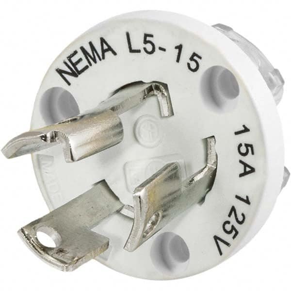 Hubbell Wiring Device-Kellems - 125V 15A NEMA L5-15P Industrial Twist Lock Plug - Strong Tooling