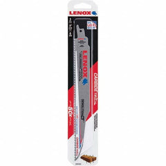 Lenox - Reciprocating Saw Blades Blade Material: Carbide Blade Length (Inch): 9 - Strong Tooling