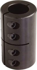 Climax Metal Products - 7/8" Inside x 1-5/8" Outside Diam, One Piece Split Clamping Collar - 2-1/2" Long - Strong Tooling