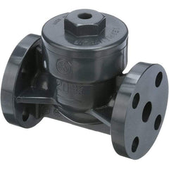 Asahi/America - 1-1/2" PVC Check Valve - Spring Check, Flanged, 150 WOG - Strong Tooling