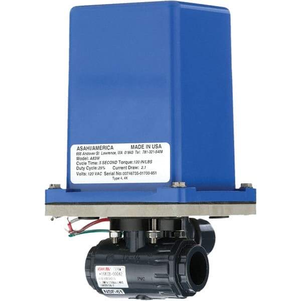 Asahi/America - Actuated Ball Valves   Actuator Type: Electric    Pipe Size: 1/2 (Inch) - Strong Tooling