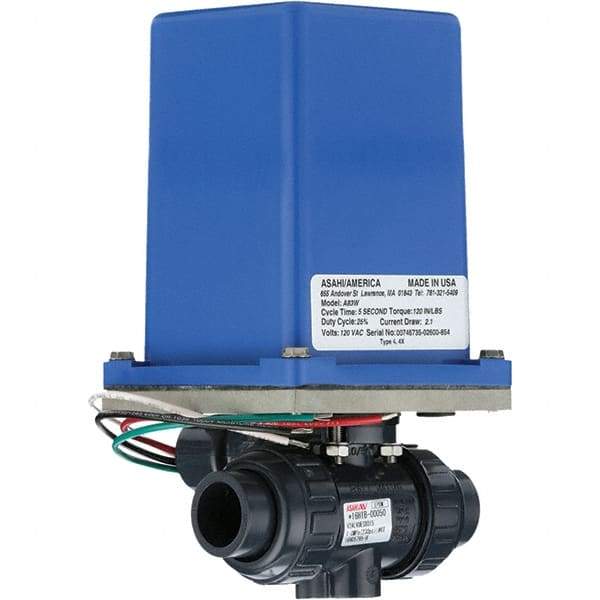 Asahi/America - Actuated Ball Valves   Actuator Type: Electric    Pipe Size: 3/4 (Inch) - Strong Tooling