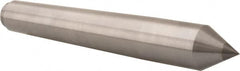 Riten - 1.289" Head Diam, Carbide-Tipped Steel Standard Point Solid Dead Center - B&S 10 Brown & Sharpe Taper, 1.289" Point Diam, 2-1/4" Point Length, 8-9/16" OAL - Strong Tooling