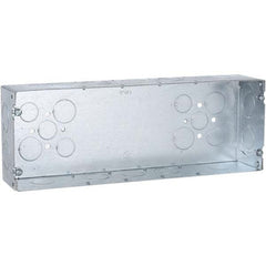 Hubbell-Raco - 4-1/2 x 12-1/4 x 2-1/2" Steel Rectangular Device Box - Strong Tooling