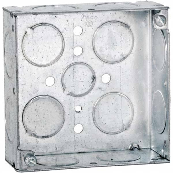 Hubbell-Raco - 4 x 4 x 1.563" Steel Square Device Box - Strong Tooling