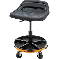 GearWrench - Swivel & Adjustable Stools Type: Tractor Seat Base Type: Mobile Wheel Base - Strong Tooling