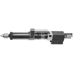 Ingersoll-Rand - 3/8" Reversible Keyed Chuck - Inline Handle, 1,450 RPM, 0.5 hp, 90 psi - Strong Tooling