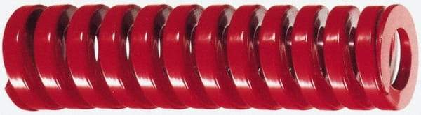 Dayton Lamina - 1" Hole Diam, 1/2" Rod Diam, 5-1/2" Free Length, Red Die Spring - 30 Lb Max Deflection, 1.65" Max Deflection, Heavy Duty, Chromium Vanadium Steel - Strong Tooling