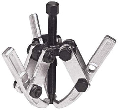 Proto - 4" Spread, 2 Ton Capacity, Gear Puller - 3-1/2" Reach, For Bearings, Gears & Pulleys - Strong Tooling