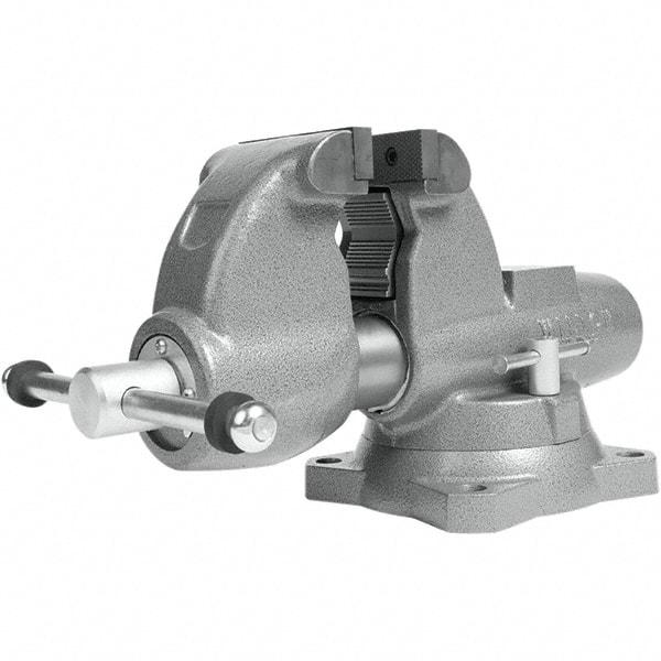 Wilton - Bench & Pipe Combination Vises Jaw Width (Inch): 4-1/2 Jaw Opening Capacity (Inch): 6 - Strong Tooling