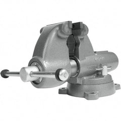 Wilton - Bench & Pipe Combination Vises Jaw Width (Inch): 5 Jaw Opening Capacity (Inch): 7 - Strong Tooling