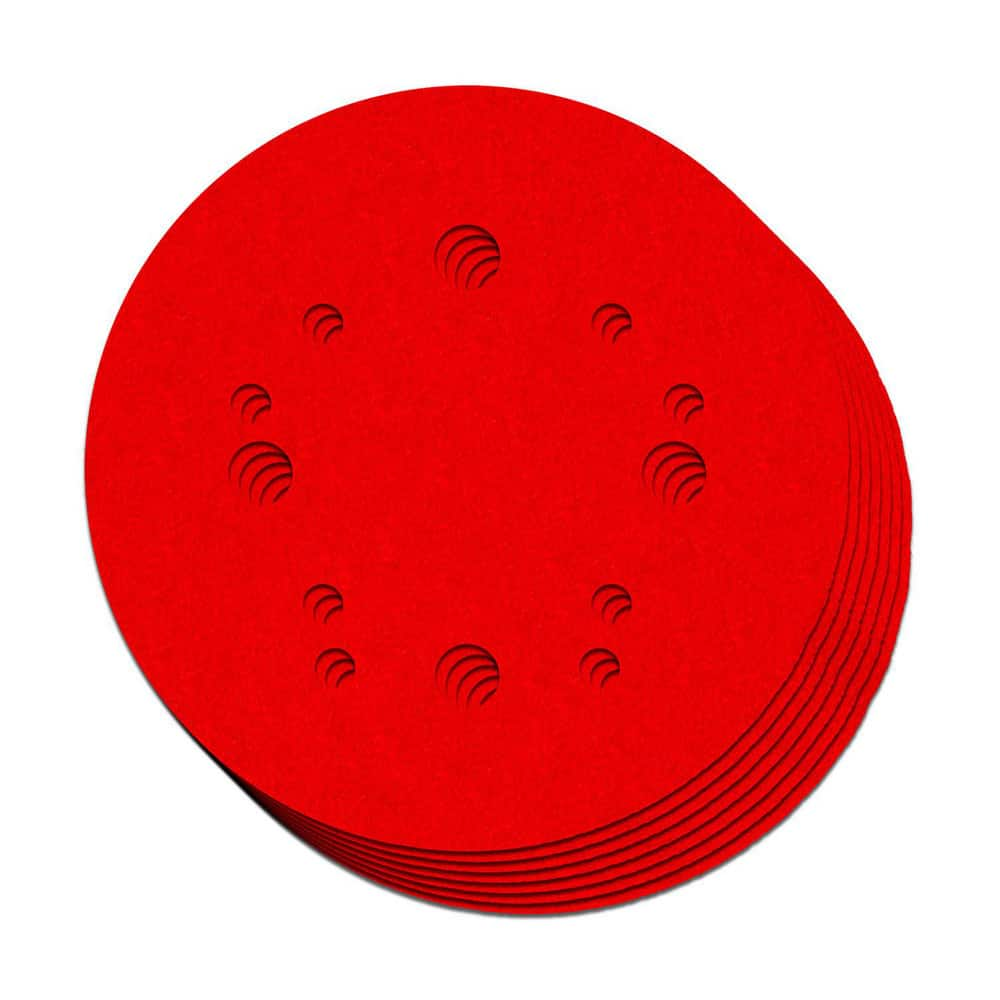 Hook & Loop Discs; Disc Diameter (Decimal Inch): 5; Grade: Coarse; Ultra Fine; Medium; Grit: 60; Abrasive Material: Ceramic Blend; Disc Color: Red; Package Quantity: 50; Grit: 60; Grit: 60; Package Quantity: 50