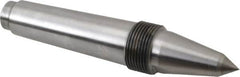 Riten - 5/8" Head Diam, Carbide-Tipped Steel Long Point Solid Dead Center - 4MT Morse Taper, 5/8" Point Diam, 2-9/32" Point Length, 3-3/32" OAL - Strong Tooling