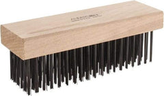 Anderson - 6 Rows x 19 Columns Steel Scratch Brush - 7-1/2" OAL - Strong Tooling