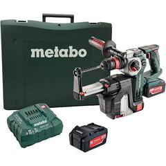 Metabo - 18 Volt 1" SDS-Plus Keyless Chuck Cordless Rotary Hammer - 4500 BPM, 1200 RPM, Reversible, D-Handle - Strong Tooling